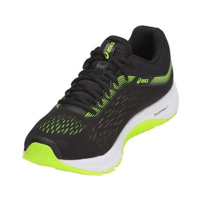 Asics Mens GT-1000 7 Running Shoes - Black/Hazard Green - main image