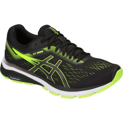 Asics Mens GT-1000 7 Running Shoes - Black/Hazard Green - main image