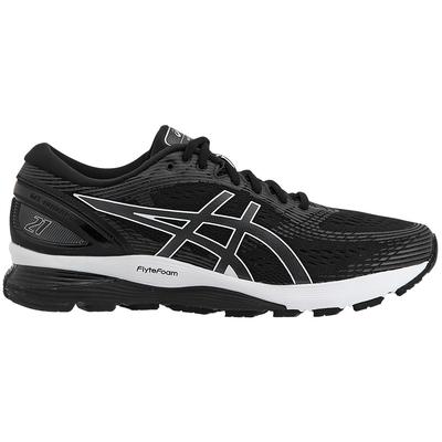 Asics Mens GEL-Nimbus 21 Running Shoes - Black/Dark Grey - main image