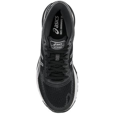 Asics Mens GEL-Nimbus 21 Running Shoes - Black/Dark Grey - main image