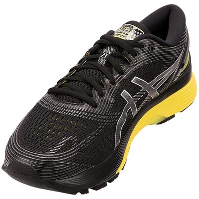 Asics Mens GEL-Nimbus 21 Running Shoes - Black/Lemon Spark - main image