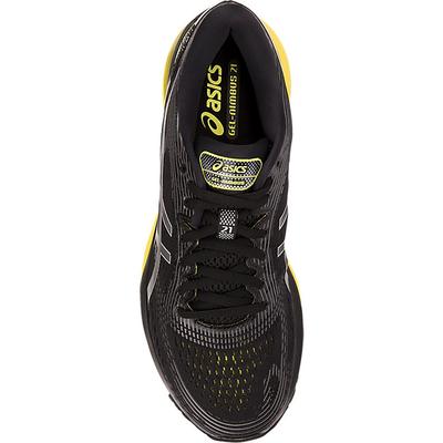 Asics Mens GEL-Nimbus 21 Running Shoes - Black/Lemon Spark - main image