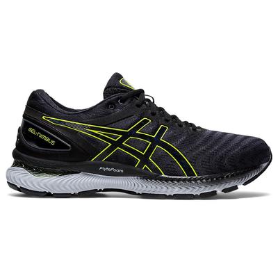 Asics Mens GEL-Nimbus 22 Running Shoes - Carry Grey/Lime Zest - main image