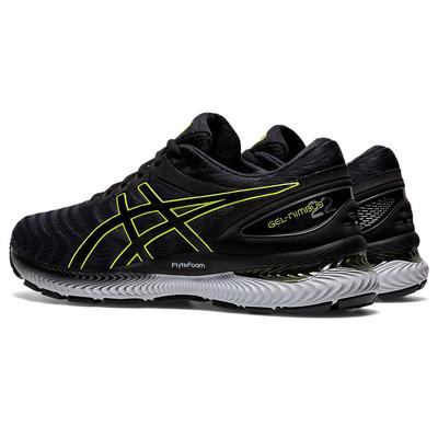 Asics Mens GEL-Nimbus 22 Running Shoes - Carry Grey/Lime Zest - main image