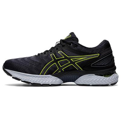 Asics Mens GEL-Nimbus 22 Running Shoes - Carry Grey/Lime Zest - main image