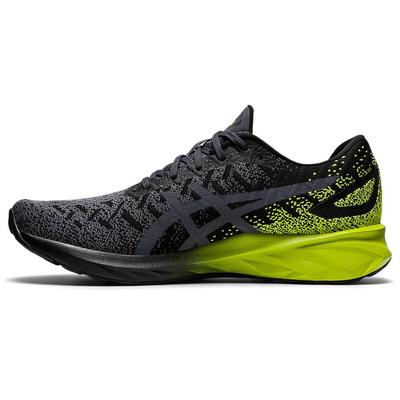 Asics Mens DynaBlast Running Shoes - Black/Lime Zest - main image