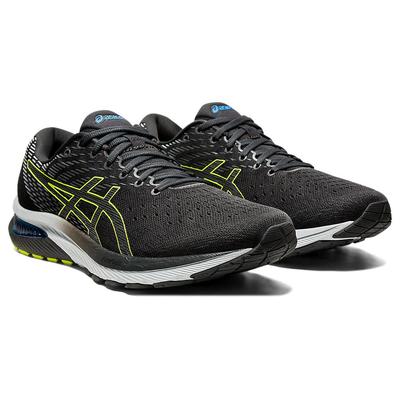 Asics Mens GEL-Cumulus 22 Running Shoes - Graphite Grey/Lime Zest - main image