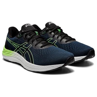 Asics Mens GEL-Excite 8 Running Shoes - French Blue/Bright Lime - main image