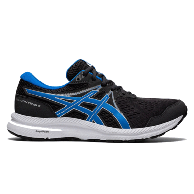 Asics Mens GEL-Contend 7 Running Shoes - Black/Blue - main image