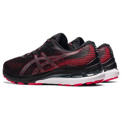 Asics Mens GEL-Kayano 28 Running Shoes - Black/Electric Red - main image