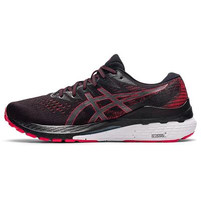 Asics Mens GEL-Kayano 28 Running Shoes - Black/Electric Red - main image
