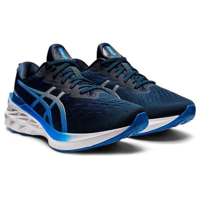 Asics Mens Novablast 2 Running Shoes - French Blue/Pure Silver - main image