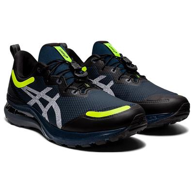 Asics Mens GEL-Kayano 28 AWL Running Shoes - French Blue/Safety Yellow - main image