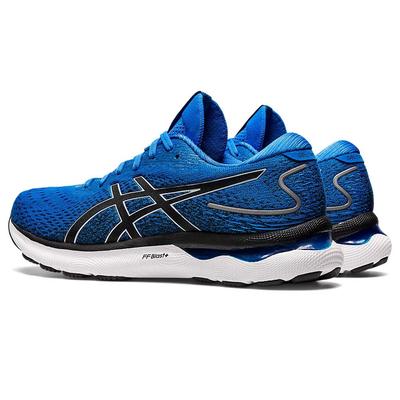 Asics Mens GEL-Nimbus 24 Running Shoes - Electric Blue/Piedmont Grey