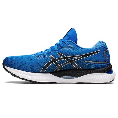 Asics Mens GEL-Nimbus 24 Running Shoes - Electric Blue/Piedmont Grey - main image