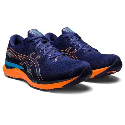Asics Mens GEL-Cumulus 24 Running Shoes - Indigo Blue/Sun Peach - main image