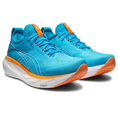 Asics Mens GEL-Nimbus 25 Running Shoes - Island Blue/Sun Peach - main image