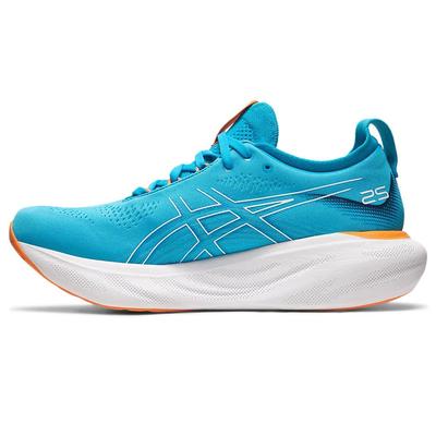 Asics Mens GEL-Nimbus 25 Running Shoes - Island Blue/Sun Peach - main image