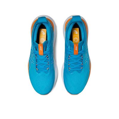 Asics Mens GEL-Nimbus 25 Running Shoes - Island Blue/Sun Peach