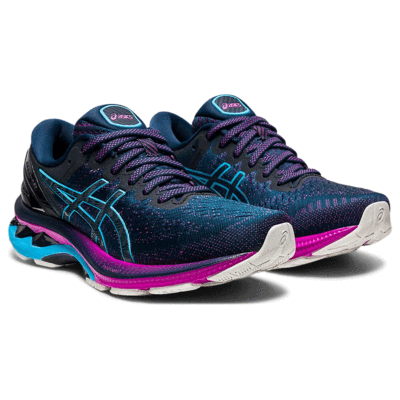 Asics Womens GEL-Kayano 27 Running Shoes - French Blue/Digital Aqua - main image