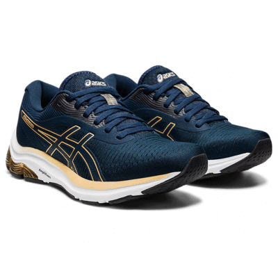 Asics Womens GEL-Pulse 12 Running Shoes - French Blue/Champagne - main image