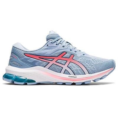 Asics Womens GT-1000 10 Running Shoes - Soft Sky/Blazing Coral - main image