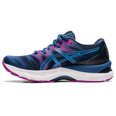Asics Womens GEL-Nimbus 23 Running Shoes - Grand Shark/Digital Aqua - main image
