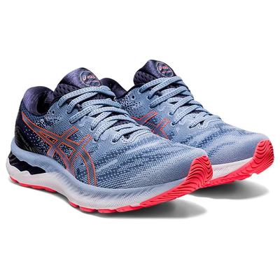 Asics Womens GEL-Nimbus 23 Running Shoes - Mist/Blazing Coral - main image