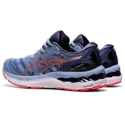 Asics Womens GEL-Nimbus 23 Running Shoes - Mist/Blazing Coral - main image