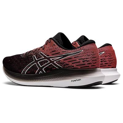 Asics Womens EvoRide 2 Running Shoes - Black/Blazing Coral