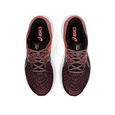 Asics Womens EvoRide 2 Running Shoes - Black/Blazing Coral - main image