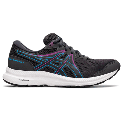 Asics Womens GEL-Contend 7 Running Shoes - Graphite Grey/Digital Aqua - main image