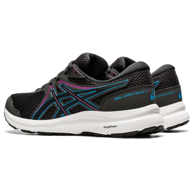 Asics Womens GEL-Contend 7 Running Shoes - Graphite Grey/Digital Aqua