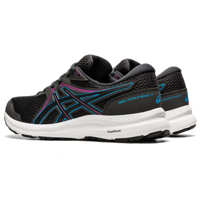 Asics Womens GEL-Contend 7 Running Shoes - Graphite Grey/Digital Aqua - main image