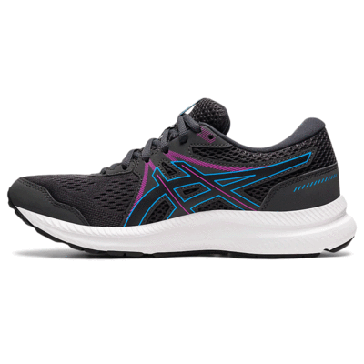 Asics Womens GEL-Contend 7 Running Shoes - Graphite Grey/Digital Aqua - main image