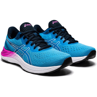 Asics Womens GEL-Excite 8 Running Shoes - Blue/Pink - main image