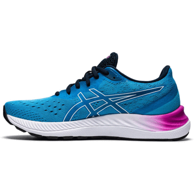 Asics Womens GEL-Excite 8 Running Shoes - Blue/Pink - main image