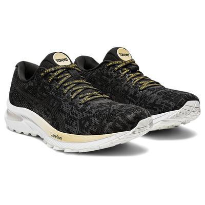 Asics Womens GEL-Cumulus 22 Running Shoes - Black/Graphite Grey - main image