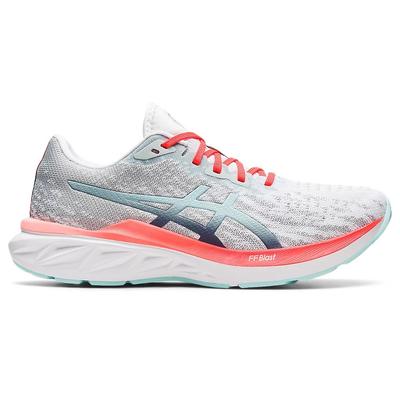 Asics Womens DynaBlast 2 Running Shoes - White/Thunder Blue - main image