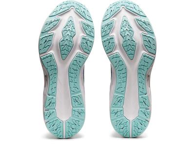 Asics Womens DynaBlast 2 Running Shoes - White/Thunder Blue - main image