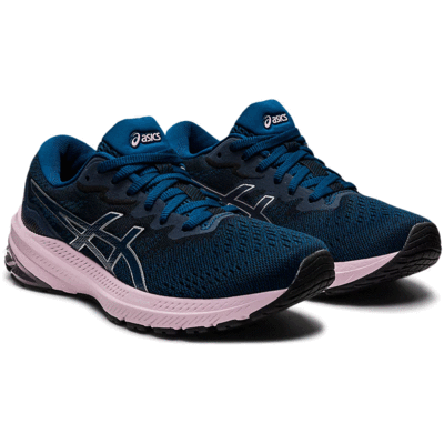 Asics Womens GT-1000 11 Running Shoes - Mako Blue/Barely Rose - main image