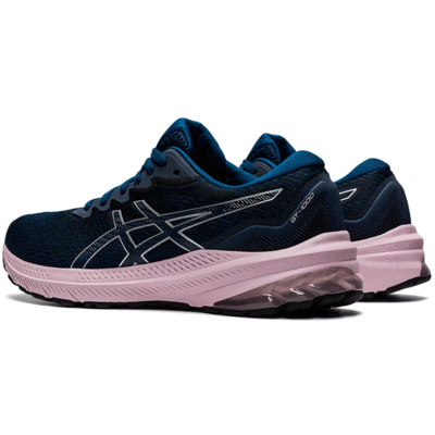 Asics Womens GT-1000 11 Running Shoes - Mako Blue/Barely Rose - main image