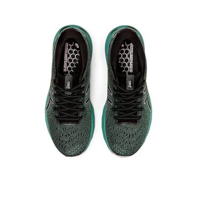 Asics Womens GEL-Nimbus 24 Running Shoes - Black/Turquoise - main image
