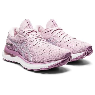Asics Womens GEL-Nimbus 24 Running Shoes - Barely Rose - main image