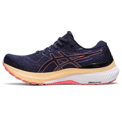 Asics Womens GEL-Kayano 29 Running Shoes - Midnight/Papaya - main image