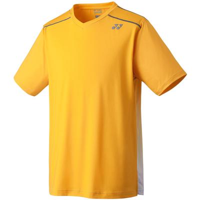 Yonex Mens V-Neck Tennis Shirt - Corn Yellow - main image