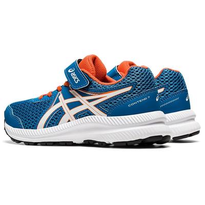 Asics Kids Contend 7 PS Running Shoes - Reborn Blue - main image