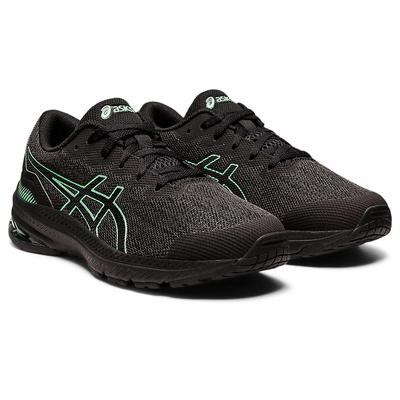 Asics Kids GT-1000 11 Running Shoes -  Graphite Grey/New Leaf - main image