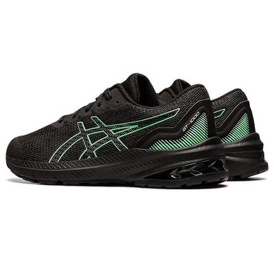 Asics Kids GT-1000 11 Running Shoes -  Graphite Grey/New Leaf - main image