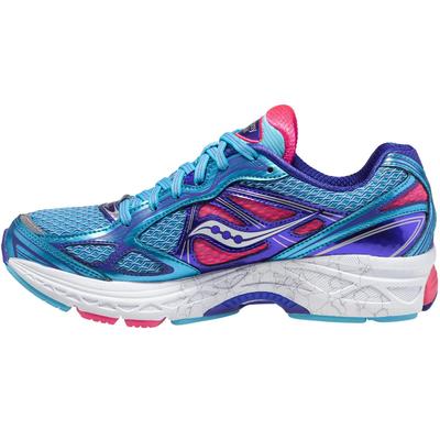 Saucony Womens Guide 7 Running Shoes - Blue/ViZiPINK - main image